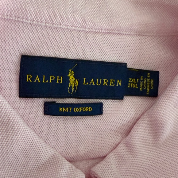 Ralph Lauren Knit Oxford polo. Size 2XLT - Picture 2 of 4